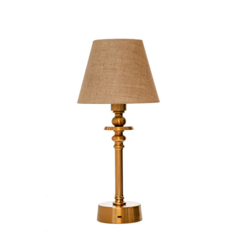 Pooky Phileas Lamp with Natural Linen Shade