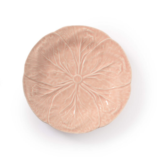 Cabbage Leaf Powder Pink Dinnerware Collection Charger Plate scaled