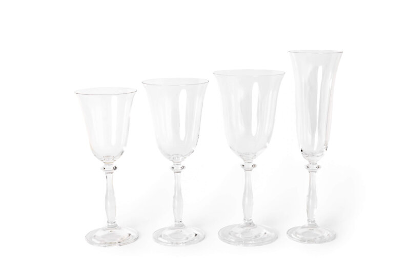 Santorini Clear Collection Glassware  scaled