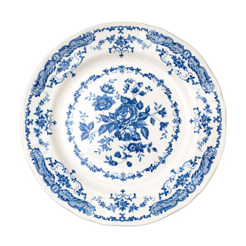Blue Rose Charger Plate Dinnerware