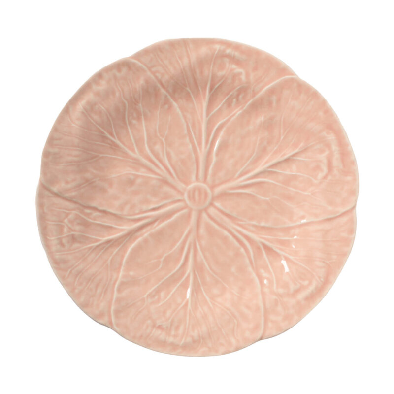 Cabbage Leaf Powder Pink Dinnerware Collection Charger Plate