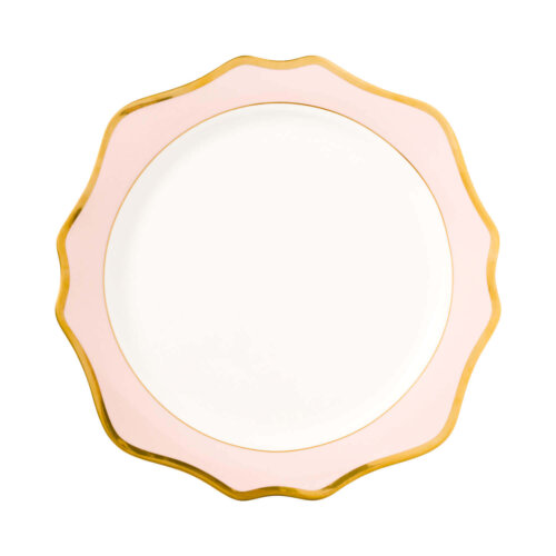 The Sunflower Pink Gold Dinnerware Collection Charger Plate