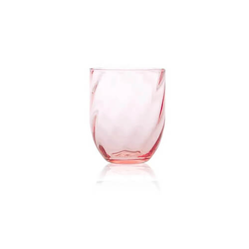 rosaline pink marika tumbler glass