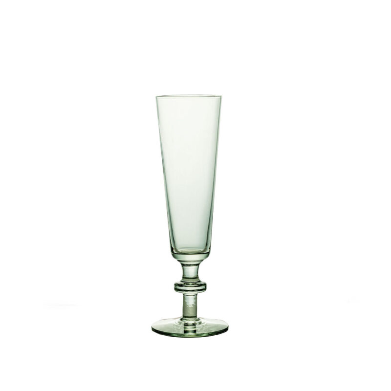 Emerald Recycled Flute Glassware