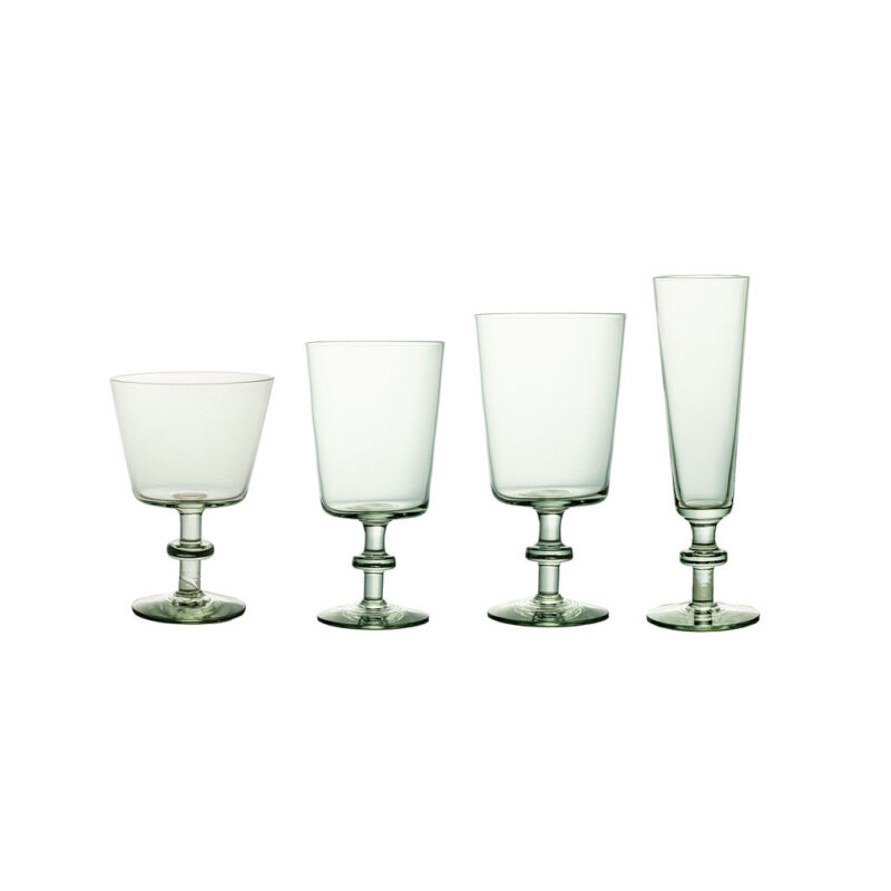 Emerald Recycled Straight Quad Glassware