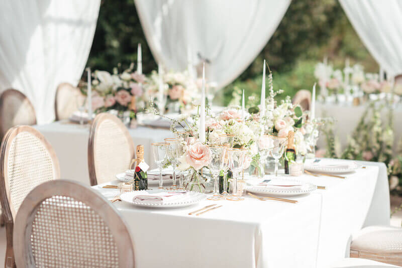 outdoor wedding decor