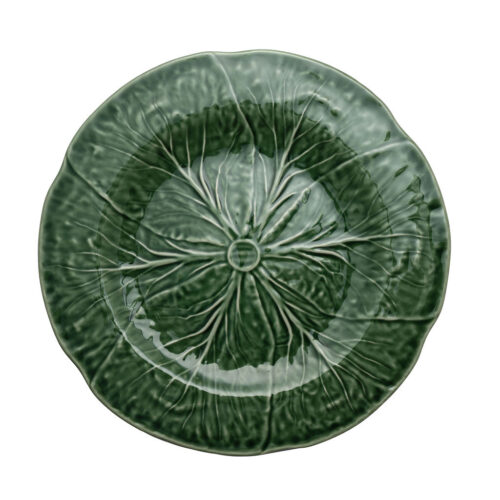 Green Cabbage Charger Plate