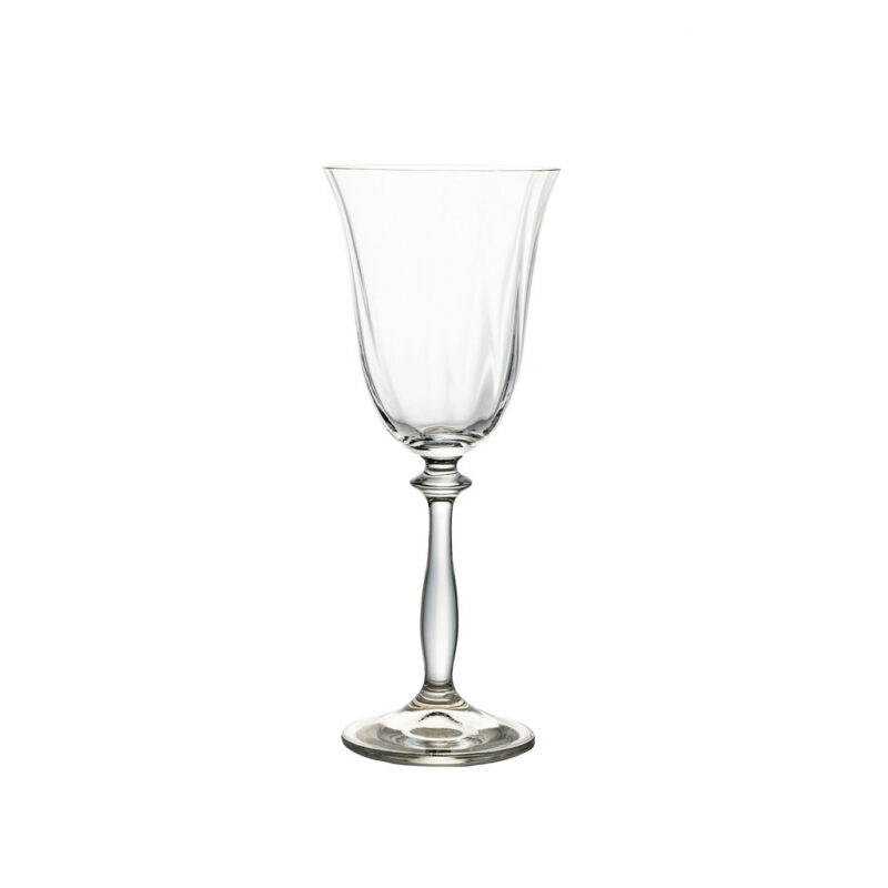 Santorini Clear Waterfall White Wine Glass Glassware