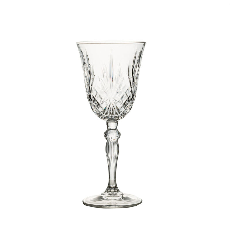 Crystal Cut Red Wine Glassware