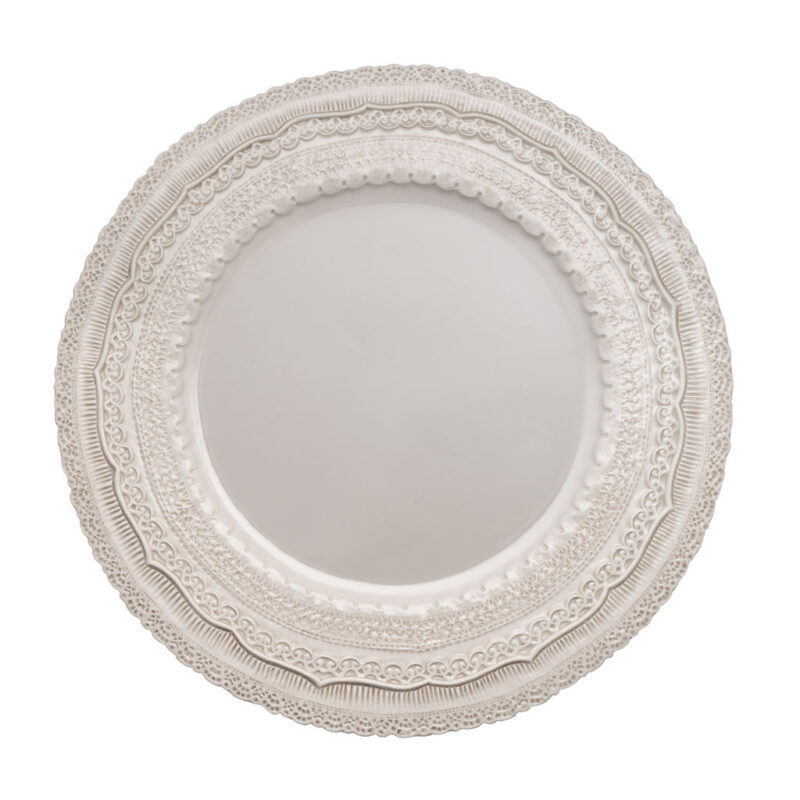 Italian Lace Charger Plate Dinnerware
