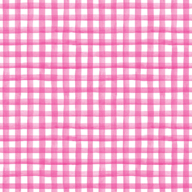 Bold Pink, Gingham