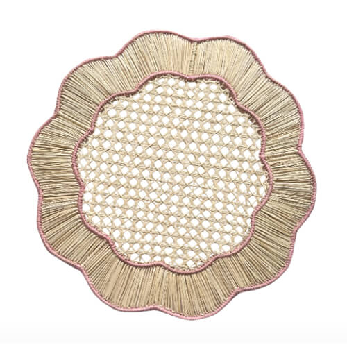 Daisy Blush & Natural Placemat