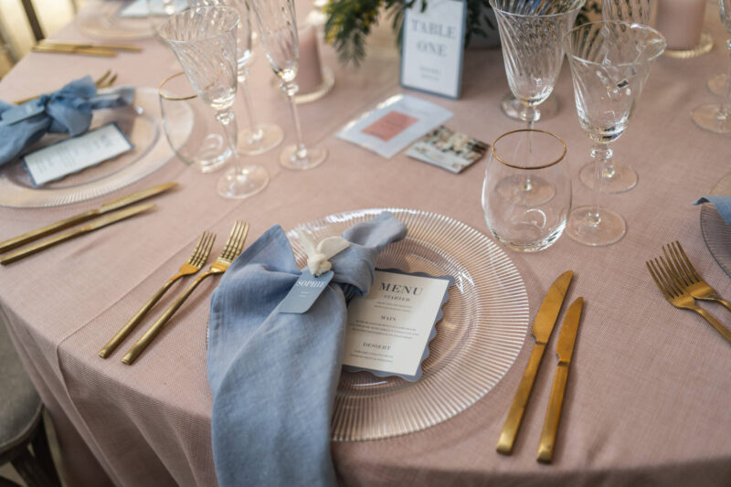 Naturals Blush tablecloths