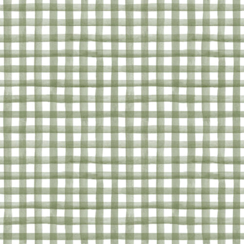 Olive Green, Gingham