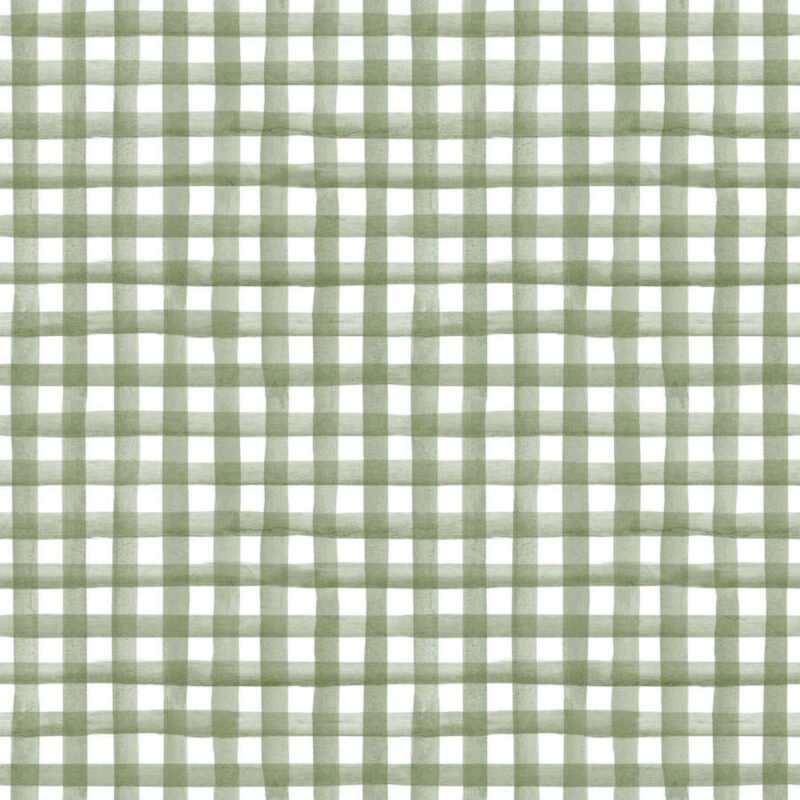 Olive Green, Gingham